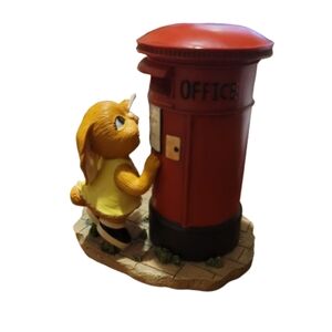 Pendelfin Money Box Girl Hand Painted Putting Mail In The Post Office Box